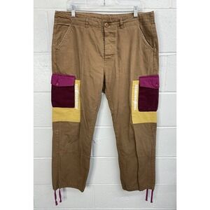 The Hundreds Meridian Khaki Color‎ Block Cargo Pants / Men's 34